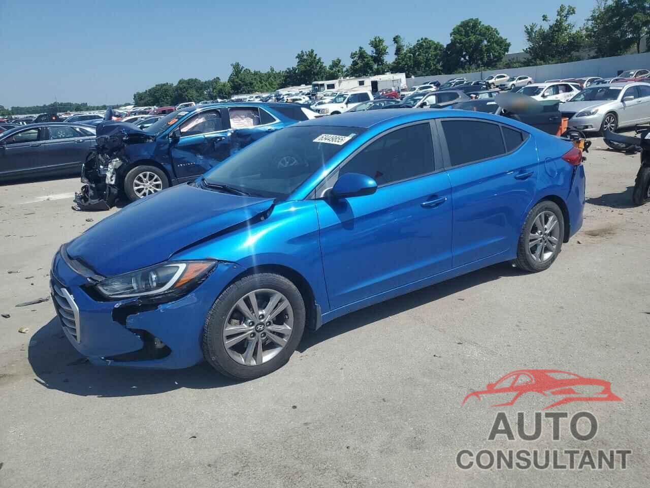 HYUNDAI ELANTRA 2018 - KMHD84LF6JU593595