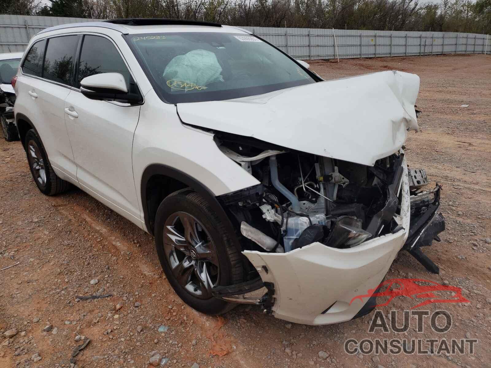 TOYOTA HIGHLANDER 2018 - 5TDYZRFHXJS245283