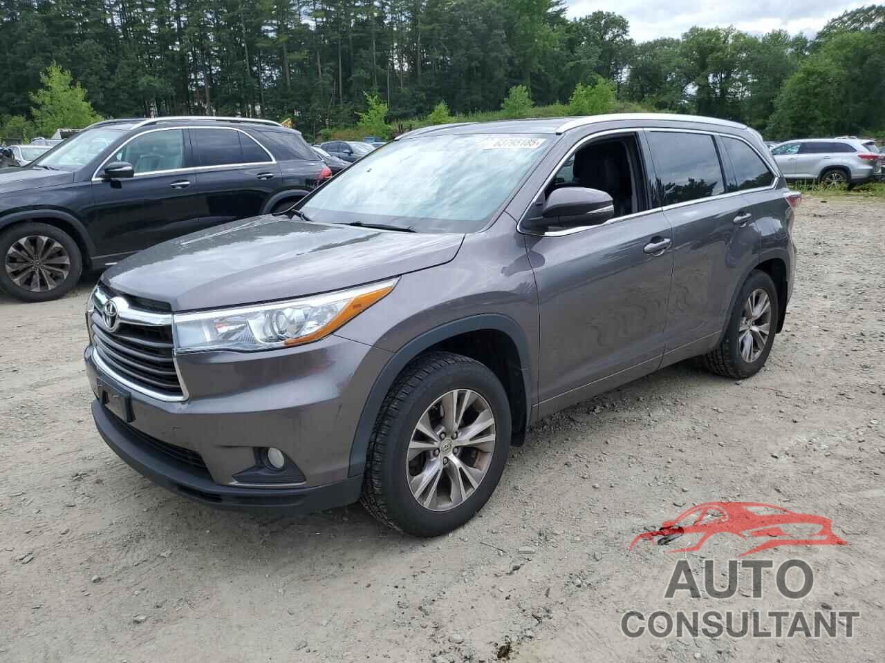 TOYOTA HIGHLANDER 2015 - 5TDJKRFH7FS202226