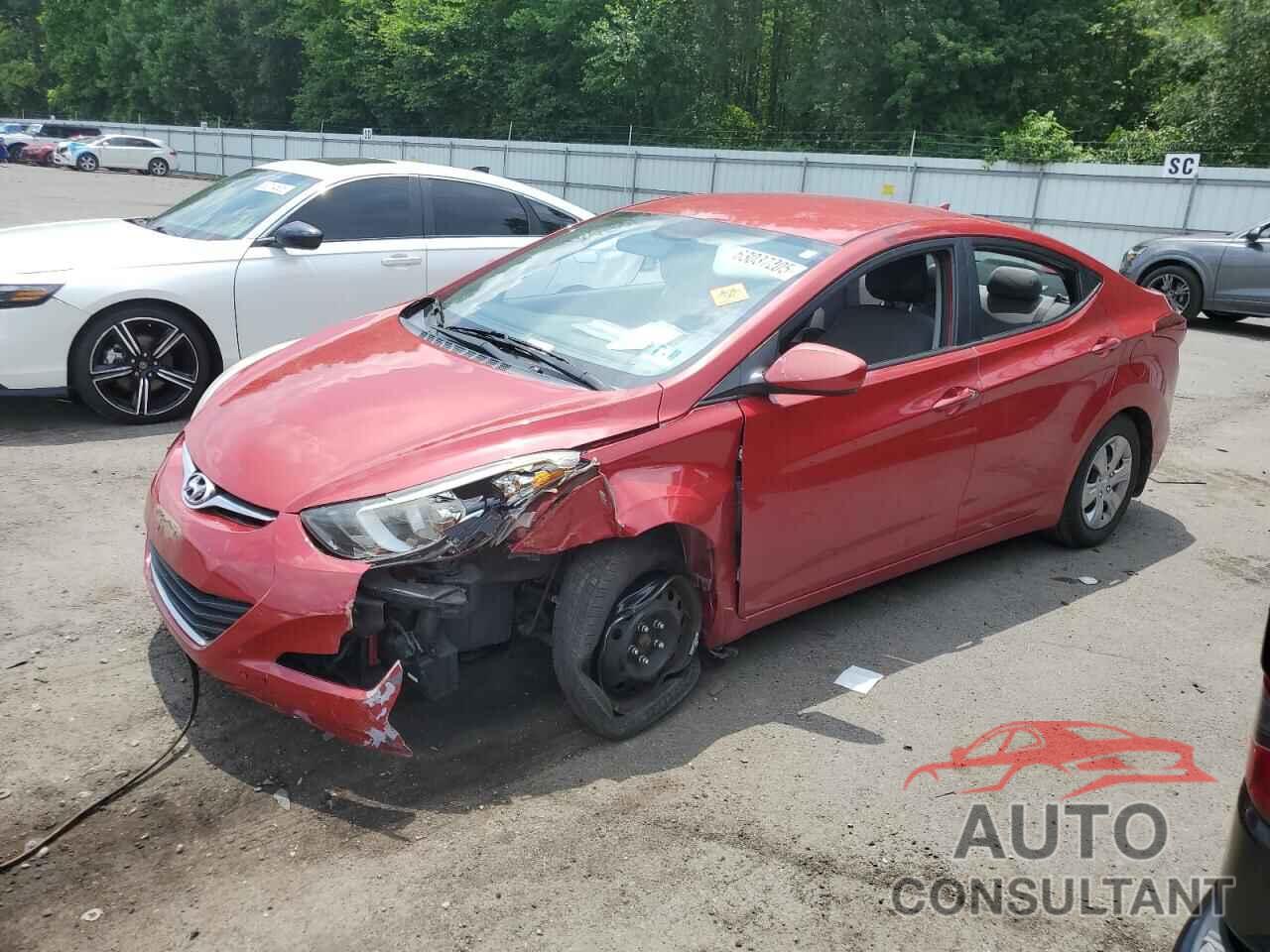 HYUNDAI ELANTRA 2016 - KMHDH4AE0GU543052