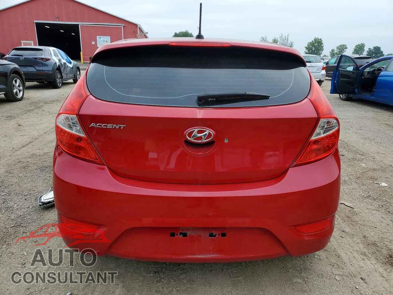 HYUNDAI ACCENT 2013 - KMHCU5AE9DU105235
