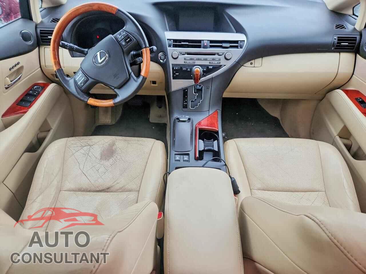 LEXUS RX350 2011 - 2T2BK1BA2BC087161