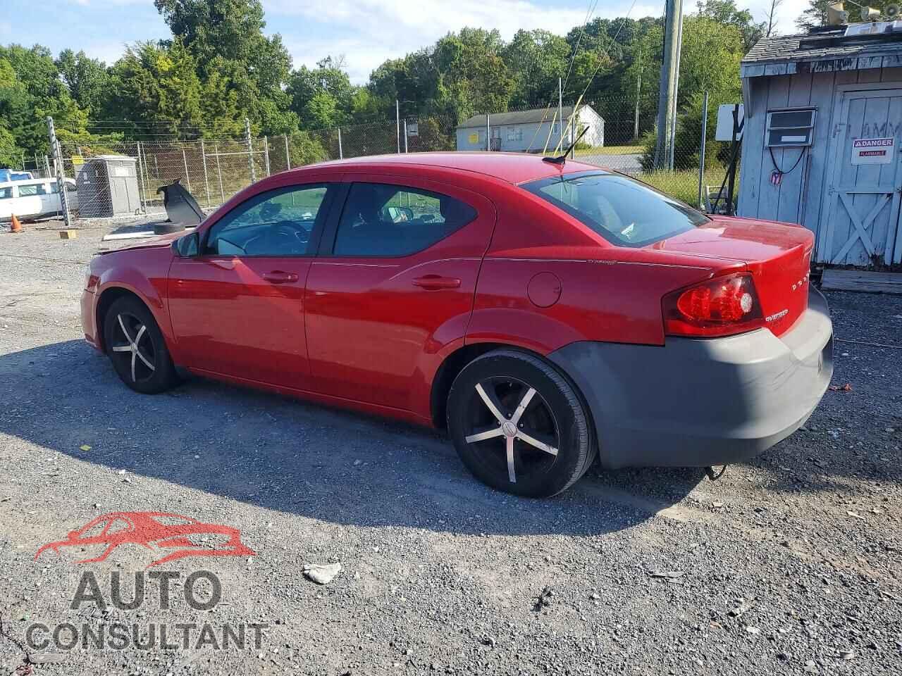 DODGE AVENGER 2013 - 1C3CDZAG9DN768834