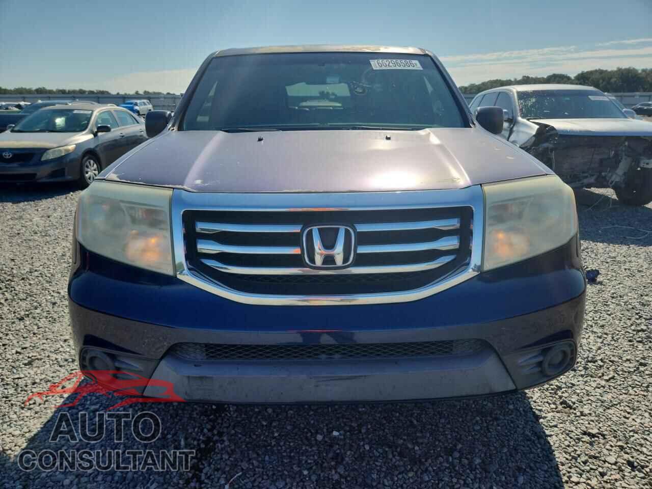 HONDA PILOT 2013 - 5FNYF3H29DB039721