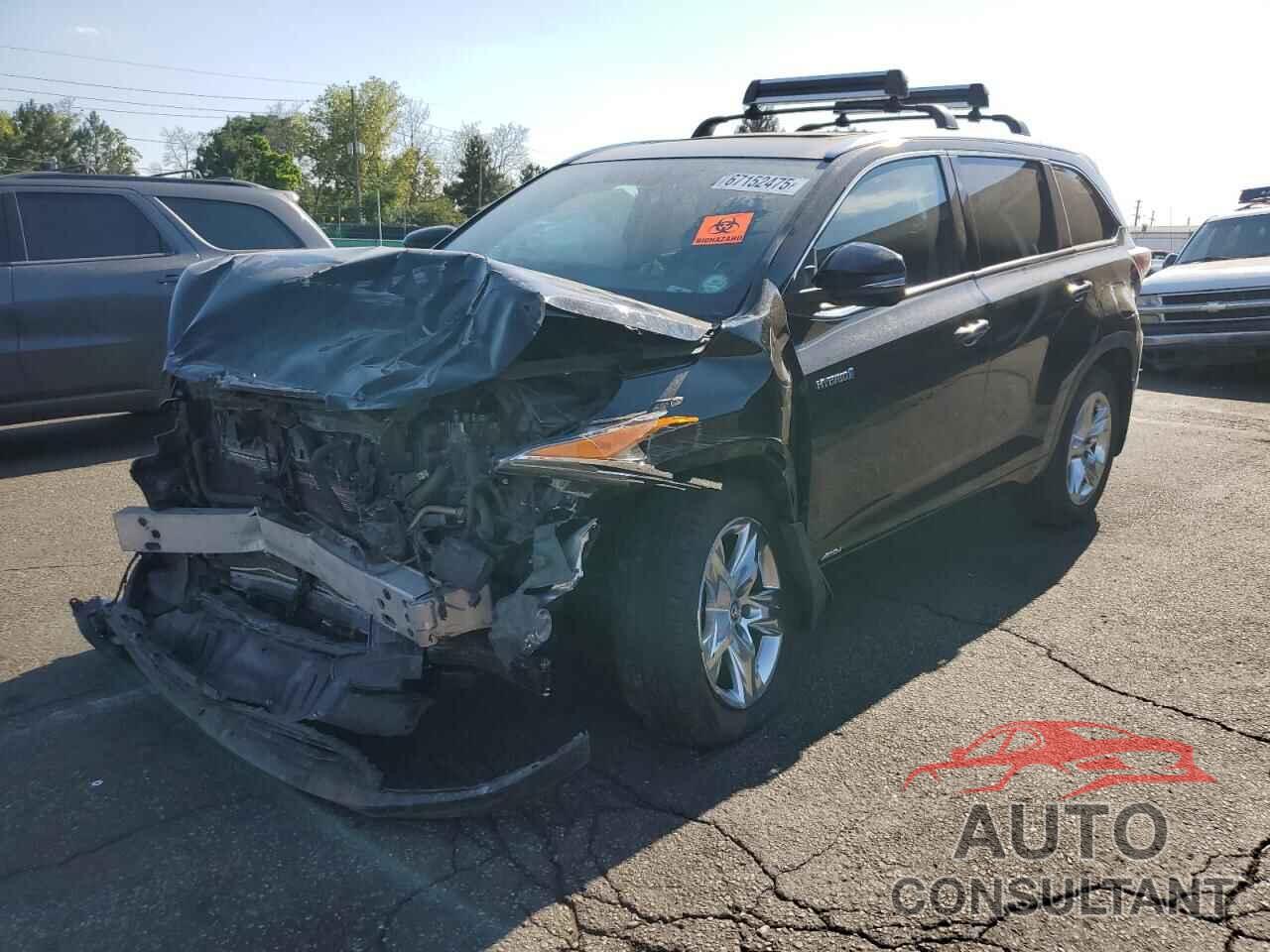 TOYOTA HIGHLANDER 2016 - 5TDDCRFH5GS016275