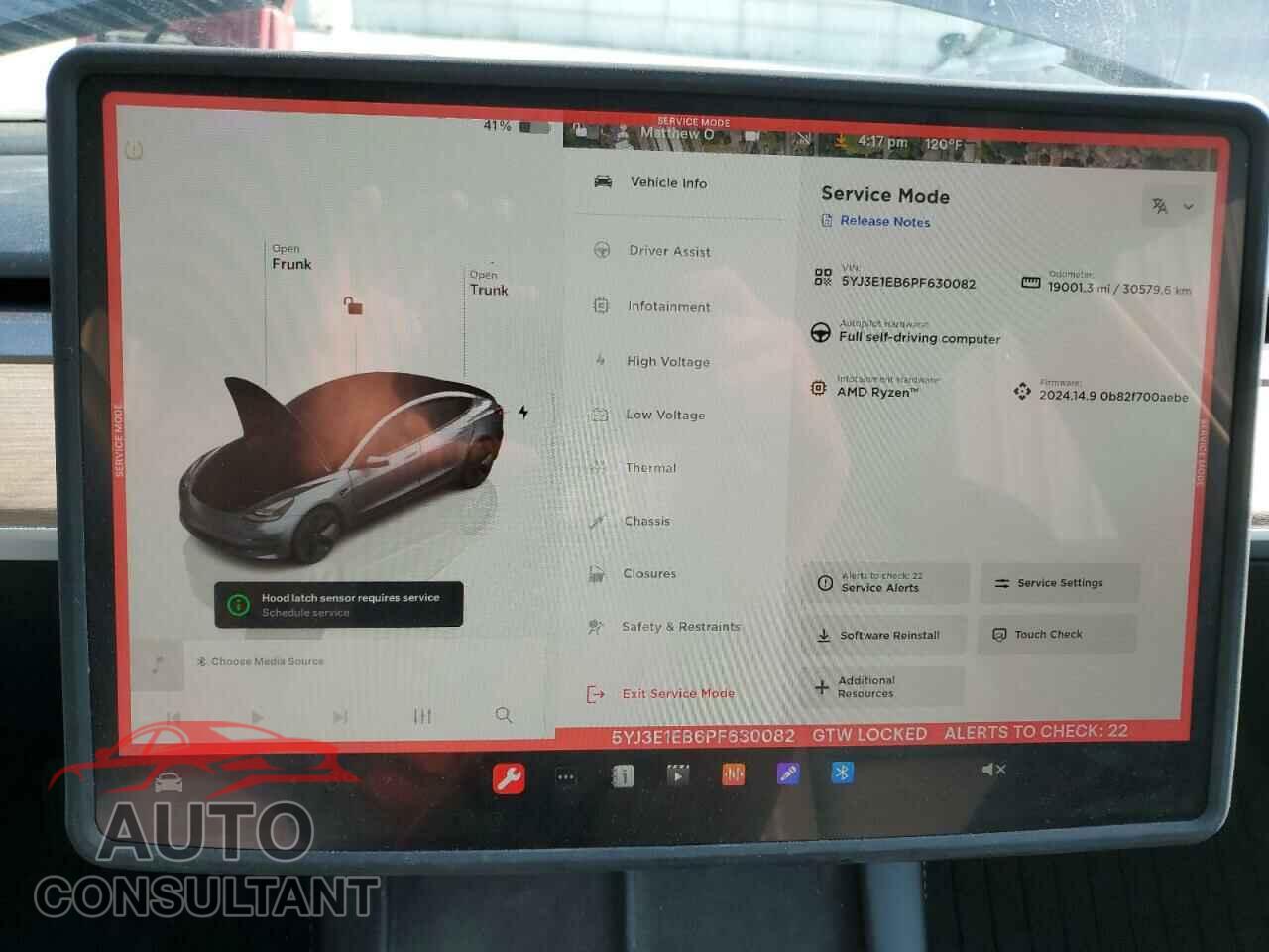 TESLA MODEL 3 2023 - 5YJ3E1EB6PF630082
