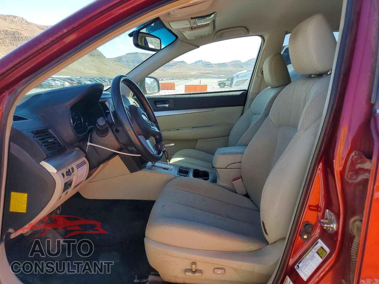 SUBARU OUTBACK 2011 - 4S4BRBCC4B3400656