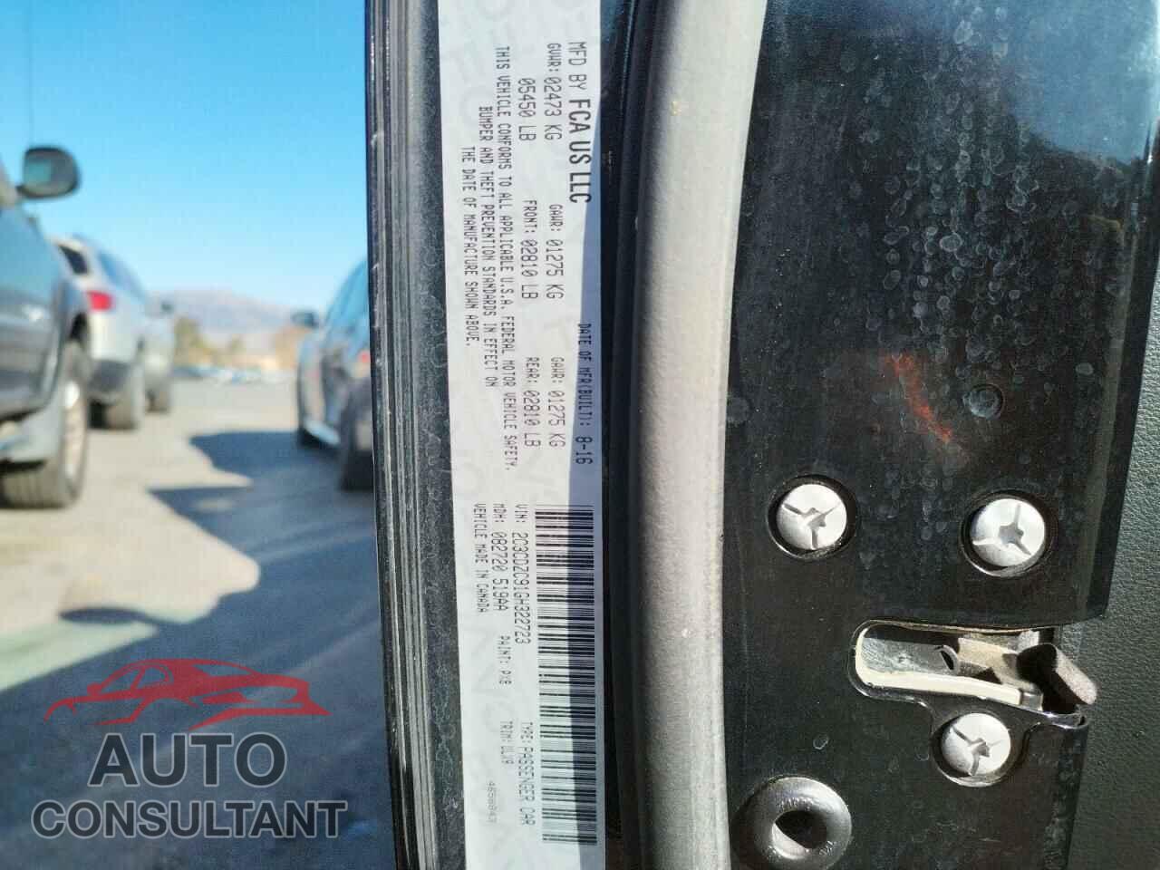 DODGE CHALLENGER 2016 - 2C3CDZC91GH322723