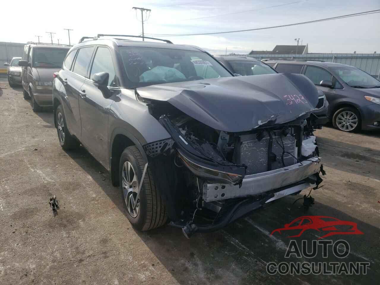 TOYOTA HIGHLANDER 2021 - 5TDGZRBH8MS555423