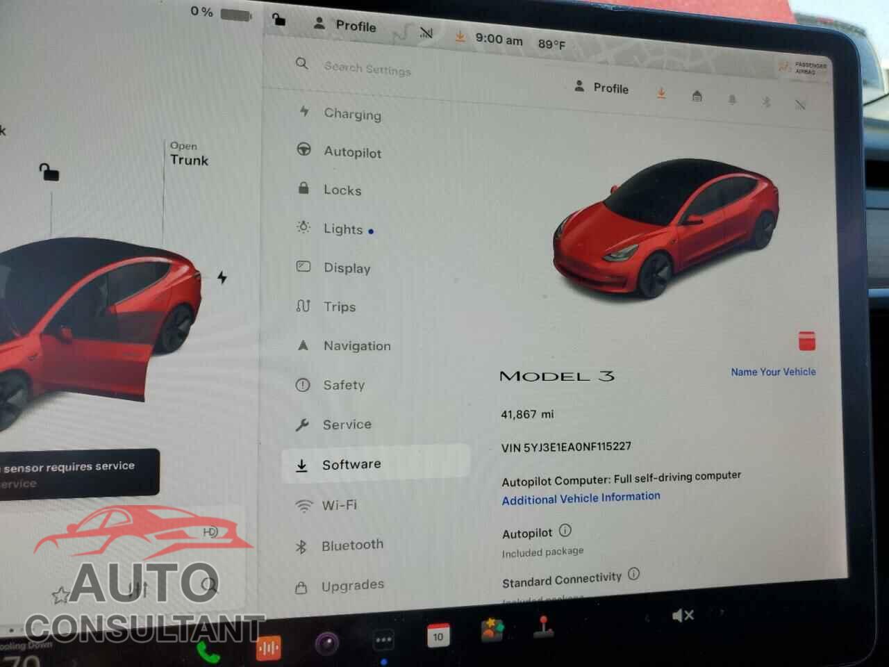 TESLA MODEL 3 2022 - 5YJ3E1EA0NF115227