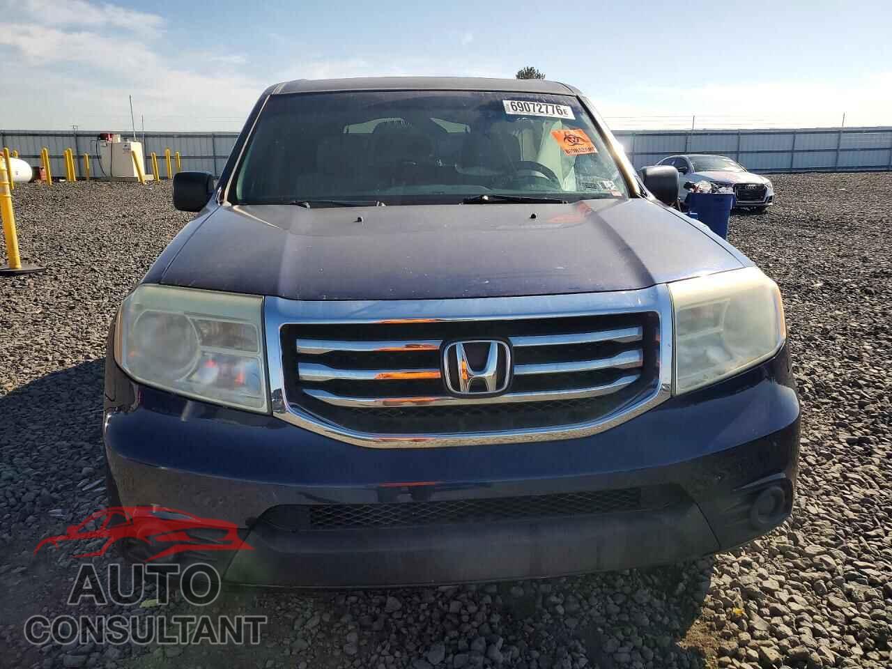 HONDA PILOT 2013 - 5FNYF4H26DB033588