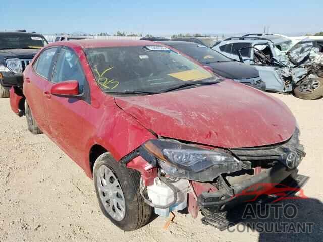 TOYOTA COROLLA 2019 - 2T1BURHE2KC199305