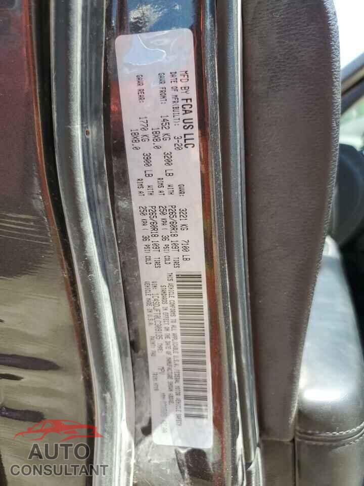 DODGE DURANGO 2020 - 1C4SDJFT0LC309135