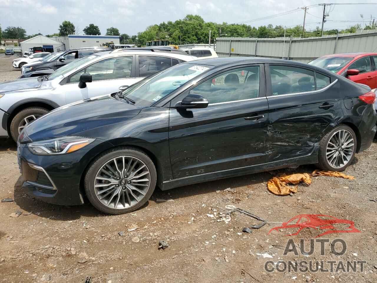 HYUNDAI ELANTRA 2018 - KMHD04LB7JU510664