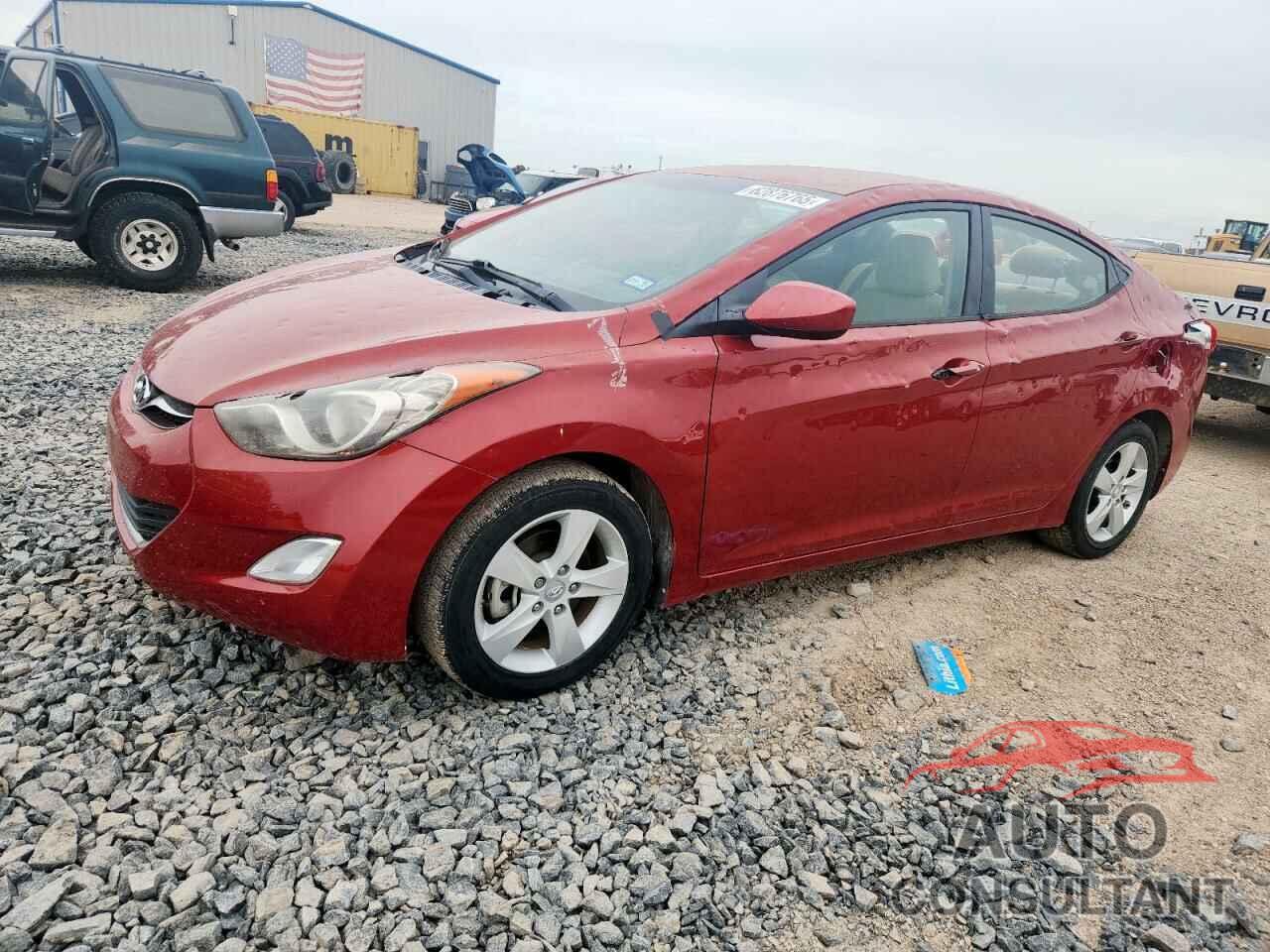 HYUNDAI ELANTRA 2013 - KMHDH4AE7DU492984