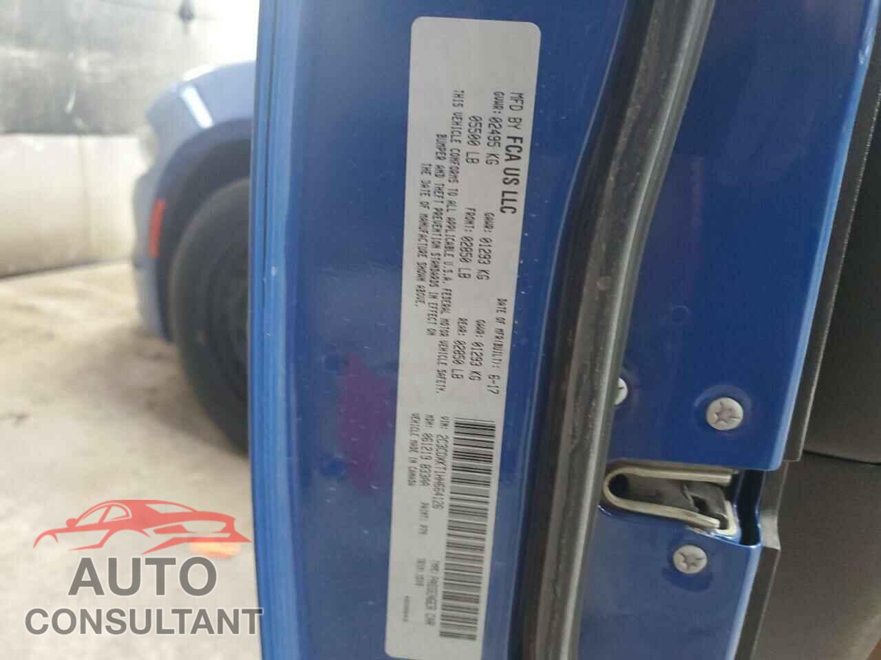 DODGE CHARGER 2017 - 2C3CDXKT1HH664126
