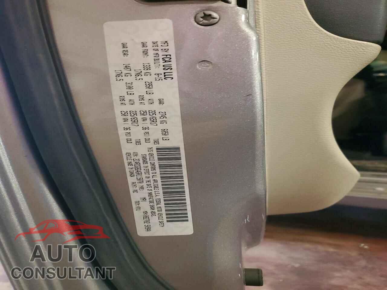 DODGE CARAVAN 2016 - 2C4RDGBG4GR115070