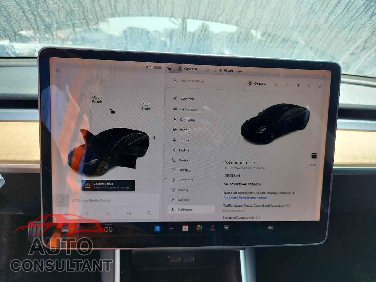 TESLA MODEL 3 2020 - 5YJ3E1EA4LF630454