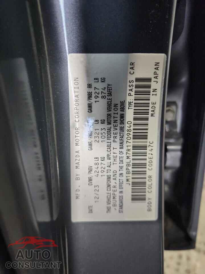 MAZDA 3 2024 - JM1BPBLM7R1709840
