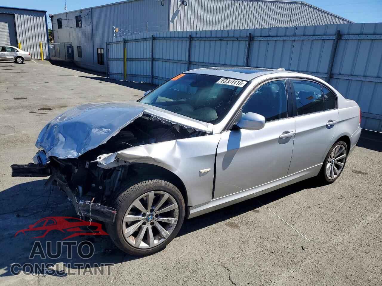BMW 3 SERIES 2011 - WBAPH5C57BF093365