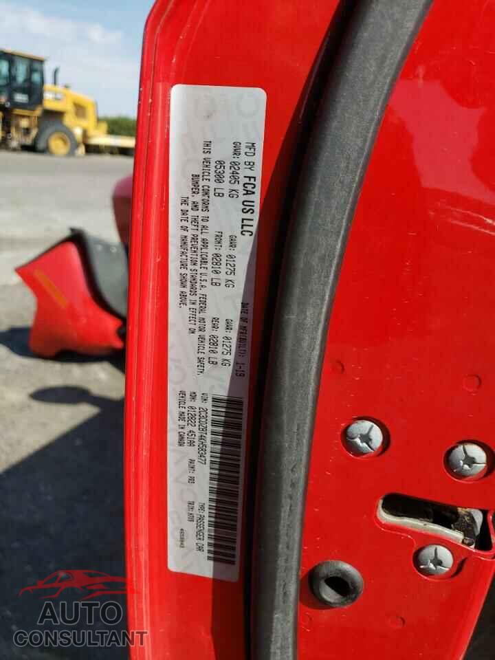 DODGE CHALLENGER 2019 - 2C3CDZBT4KH583477