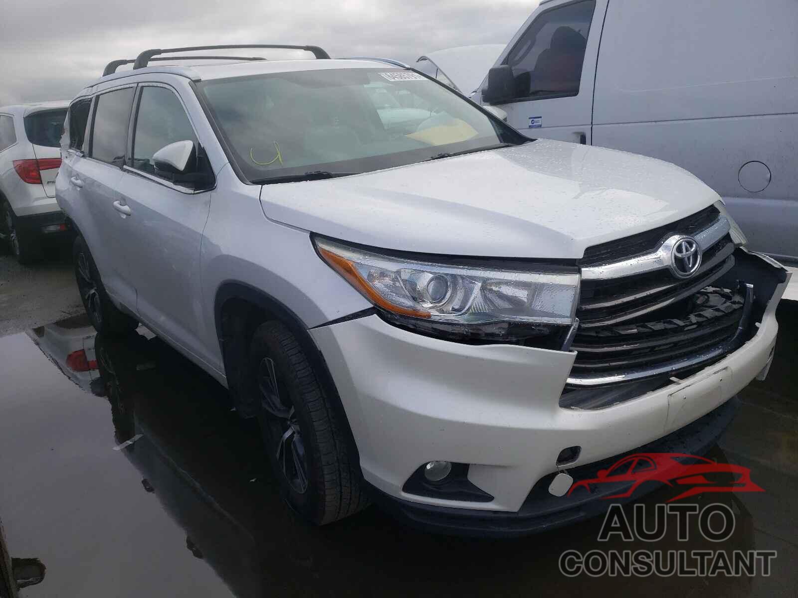 TOYOTA HIGHLANDER 2016 - 5TDJKRFH4GS238151