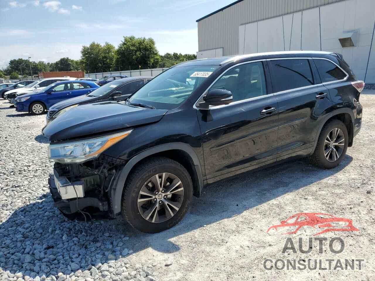TOYOTA HIGHLANDER 2015 - 5TDDKRFH7FS076754