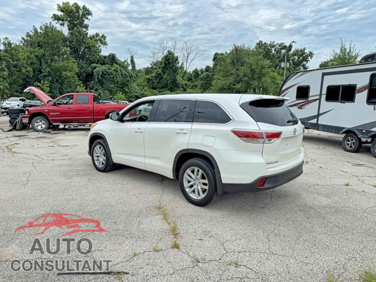TOYOTA HIGHLANDER 2014 - 5TDBKRFH1ES015566