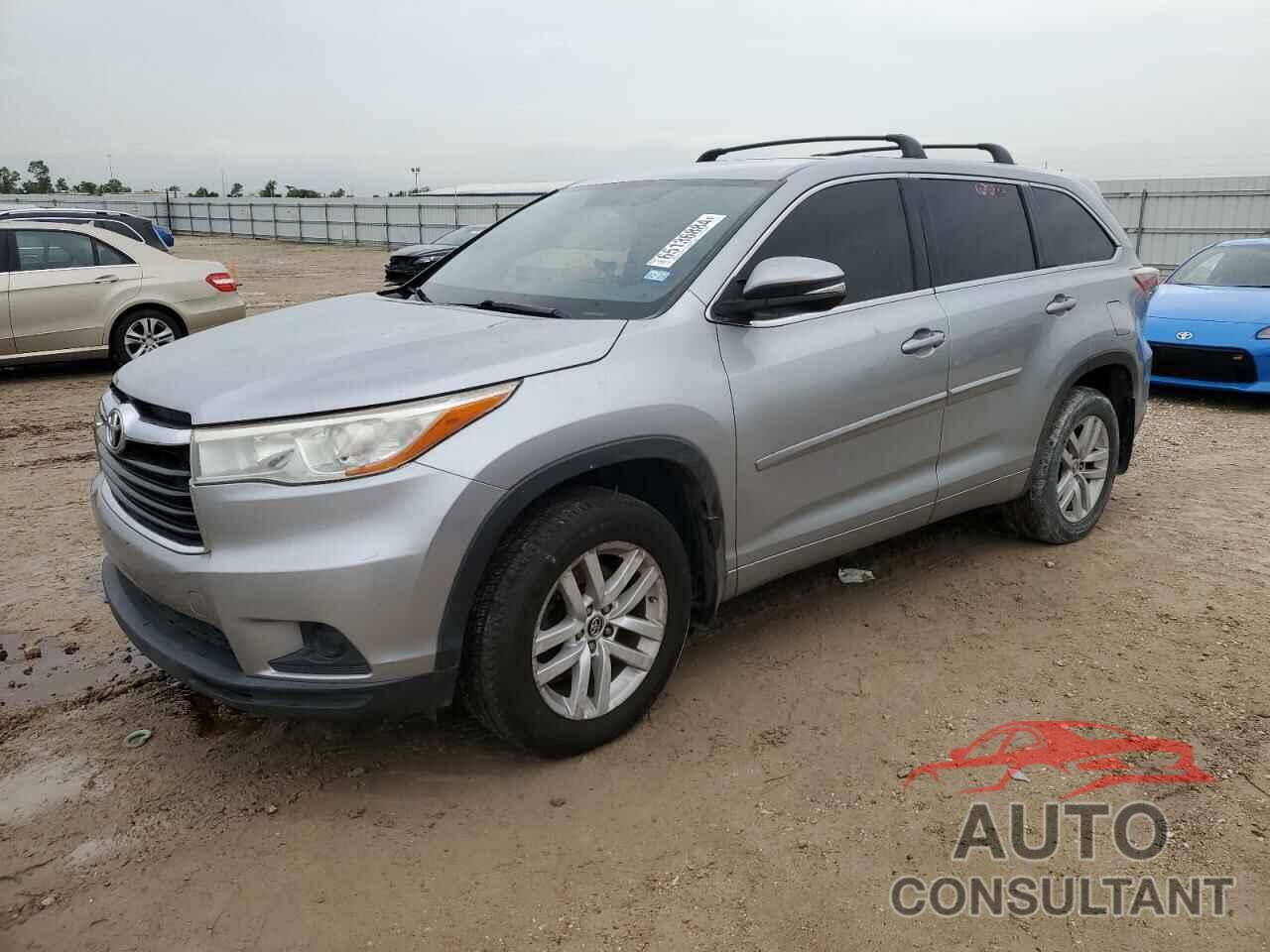 TOYOTA HIGHLANDER 2016 - 5TDBKRFH4GS244651