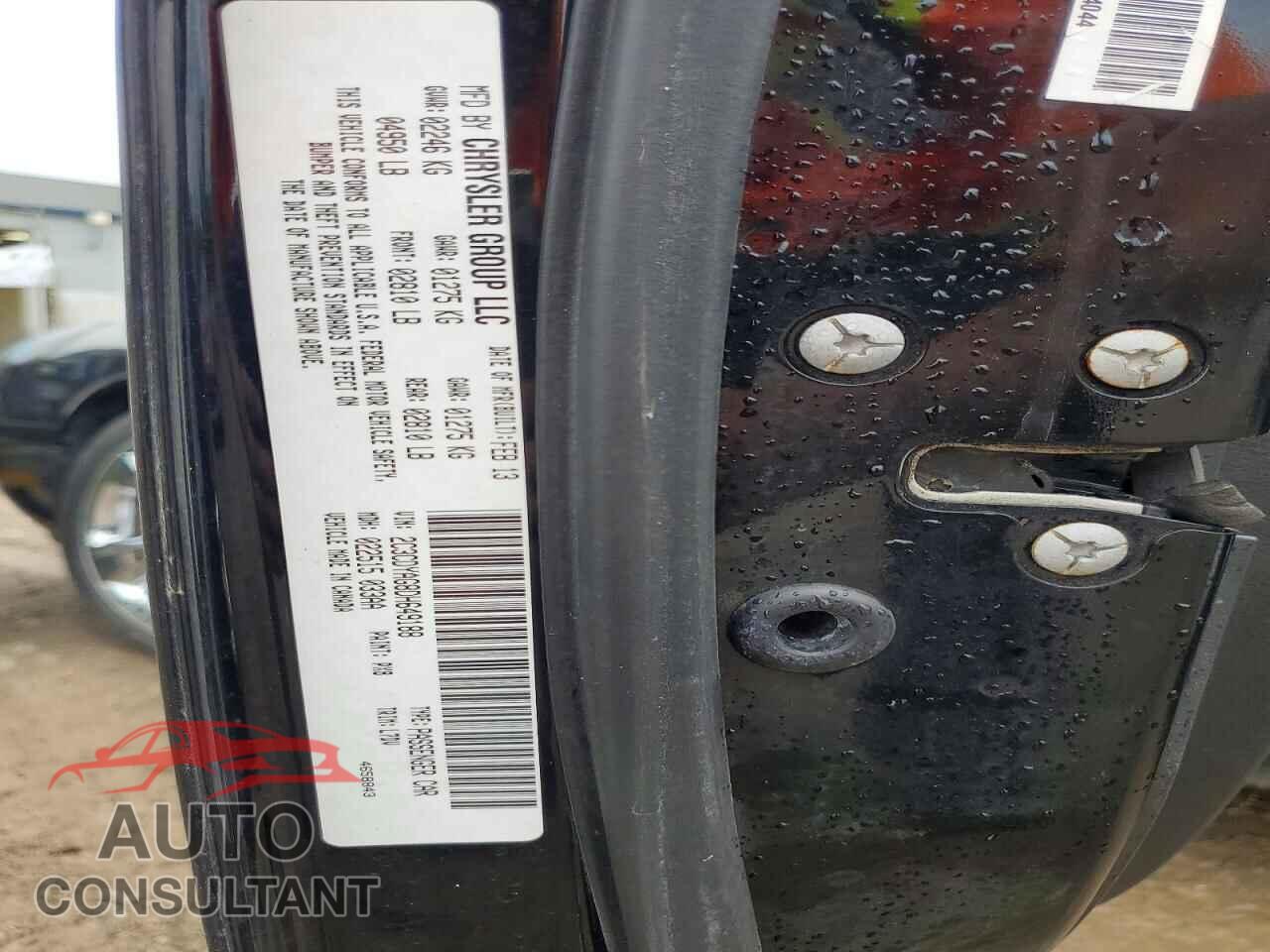 DODGE CHALLENGER 2013 - 2C3CDYAG8DH649188