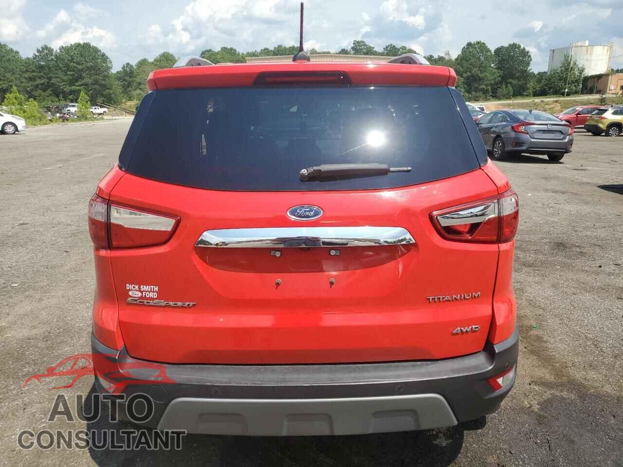 FORD ECOSPORT 2021 - MAJ6S3KL7MC400595