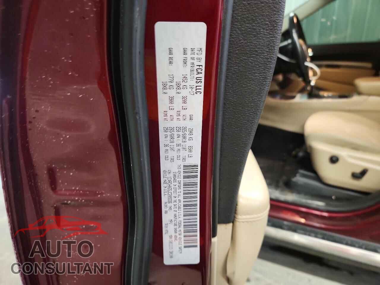 DODGE DURANGO 2018 - 1C4RDHAG5JC209336