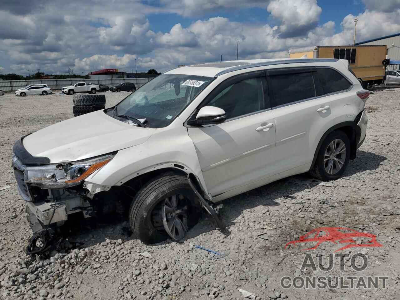 TOYOTA HIGHLANDER 2015 - 5TDJKRFH2FS084294