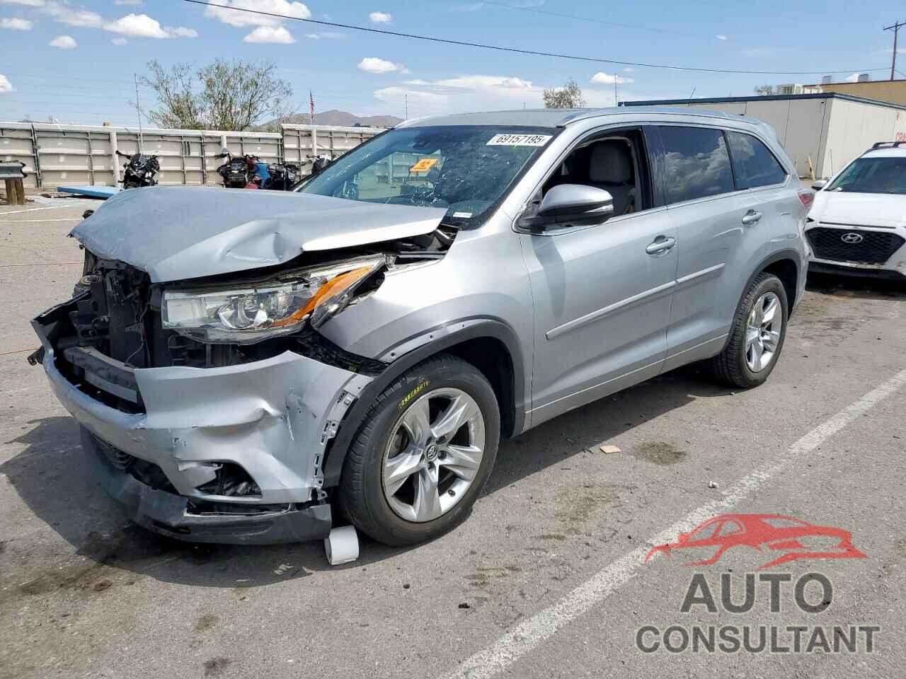 TOYOTA HIGHLANDER 2016 - 5TDYKRFH1GS128253