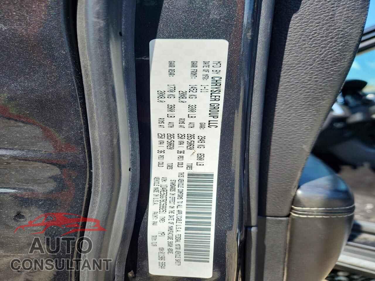 DODGE DURANGO 2011 - 1D4RE5GG7BC599251