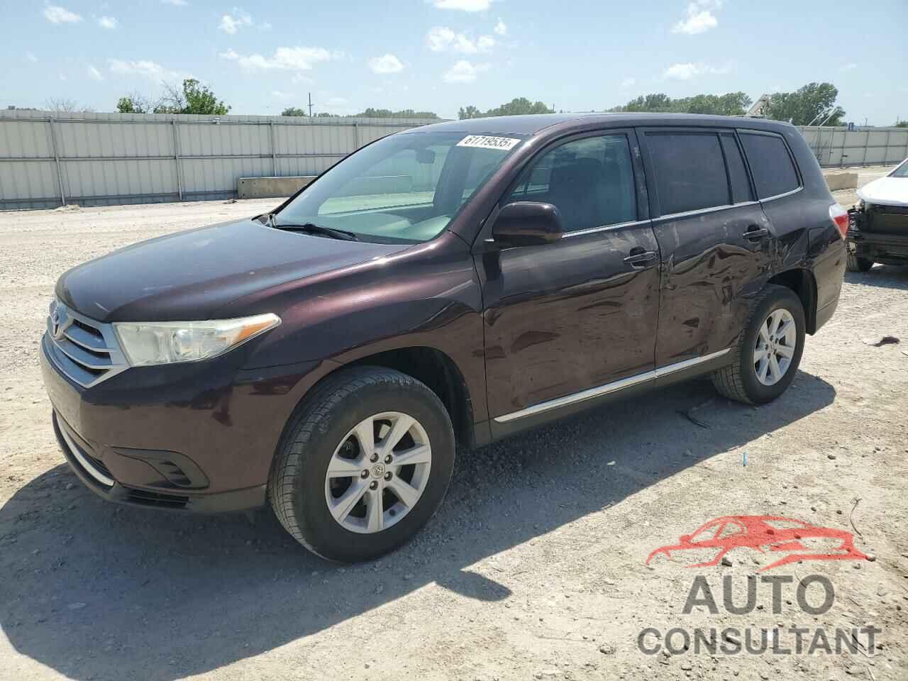 TOYOTA HIGHLANDER 2013 - 5TDZK3EH6DS099959