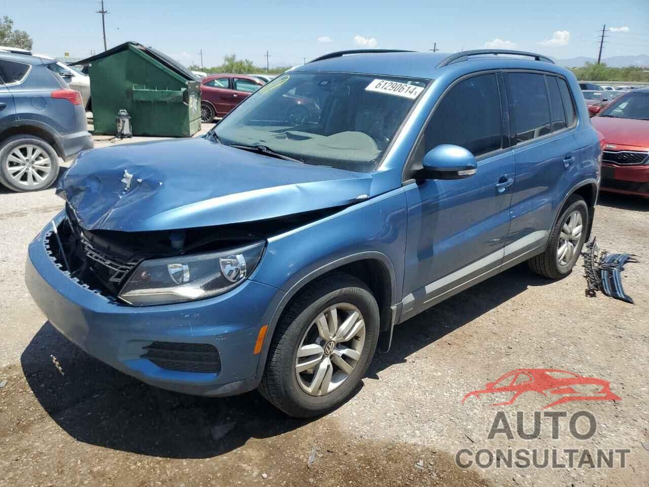 VOLKSWAGEN TIGUAN 2017 - WVGBV7AX0HK031579