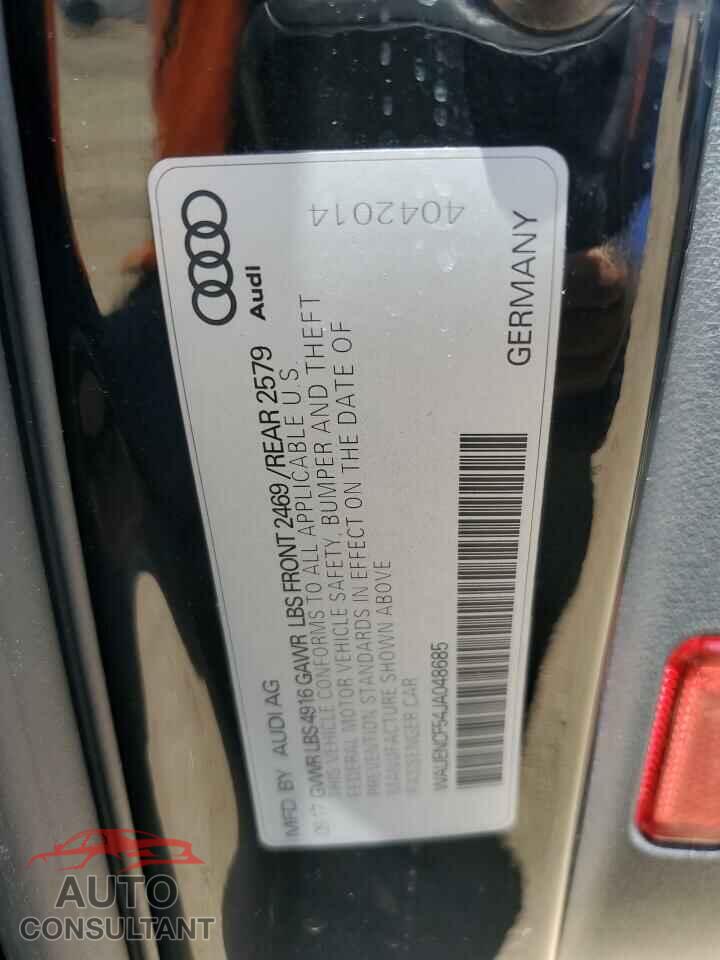 AUDI A5 2018 - WAUENCF54JA048685
