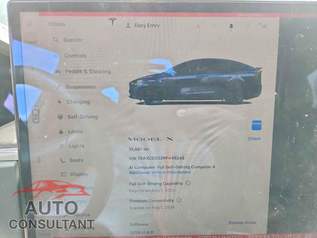 TESLA MODEL X 2024 - 7SAXCDE52RF446248