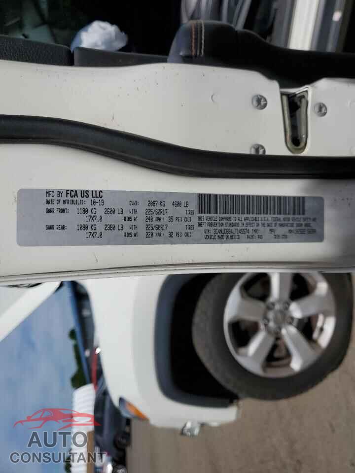 JEEP COMPASS 2020 - 3C4NJDBB4LT145574