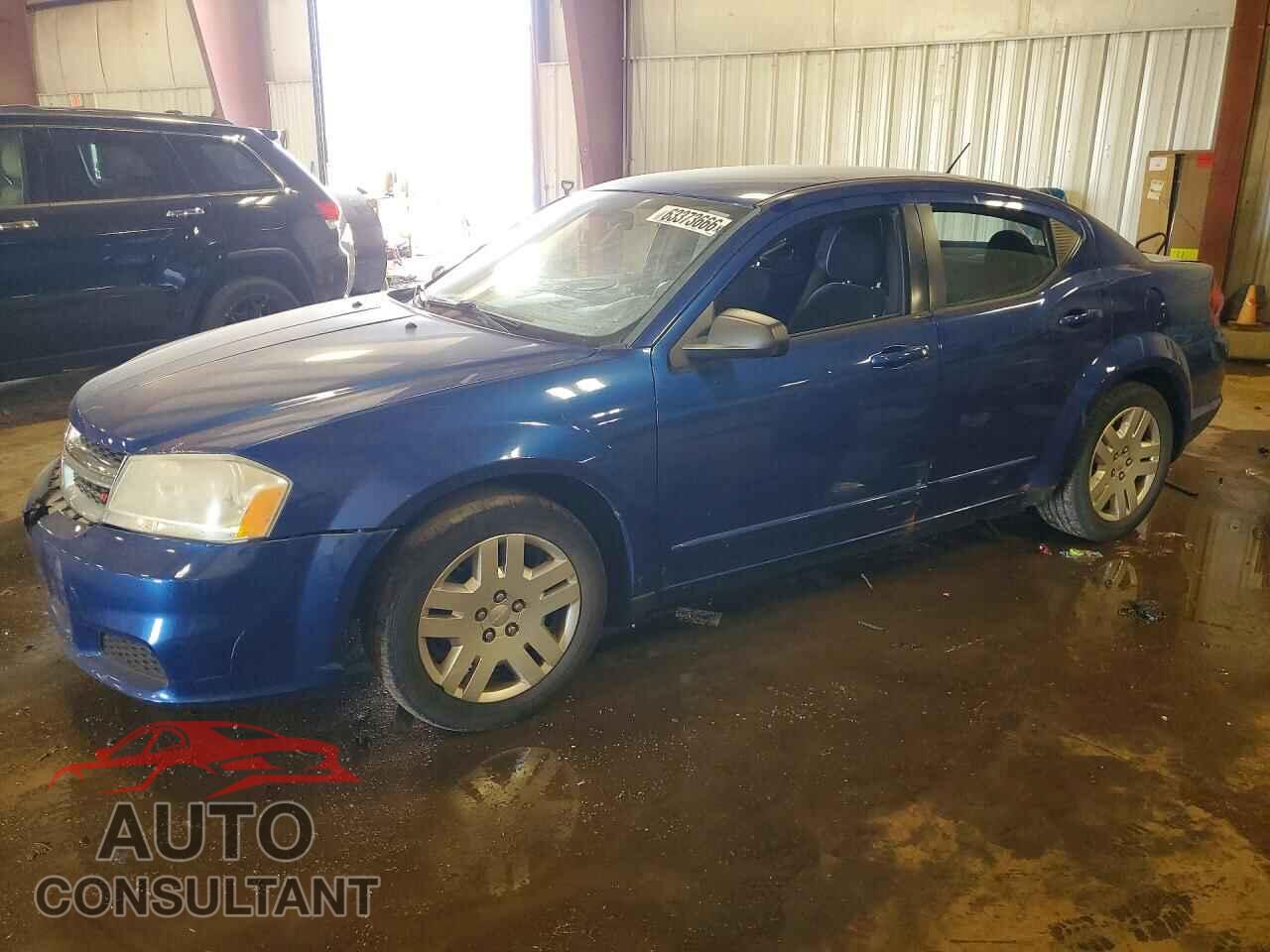 DODGE AVENGER 2012 - 1C3CDZAG8CN269800
