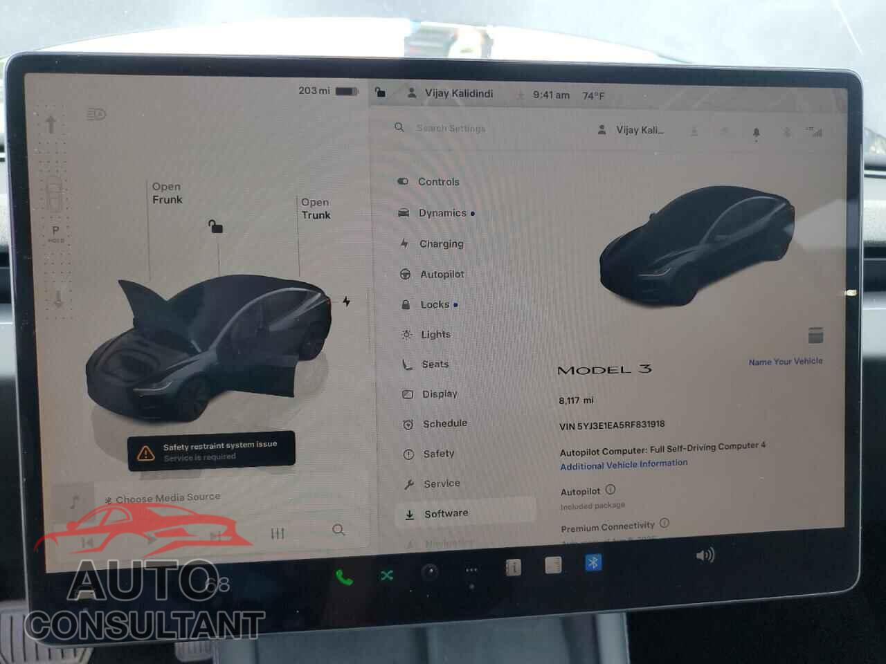 TESLA MODEL 3 2024 - 5YJ3E1EA5RF831918