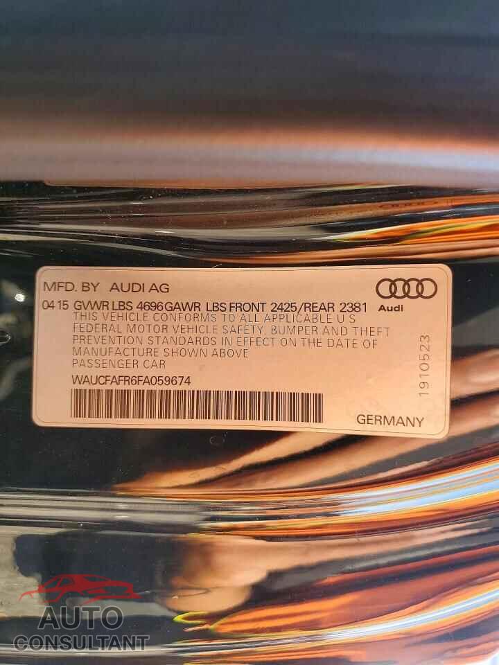 AUDI A5 2015 - WAUCFAFR6FA059674