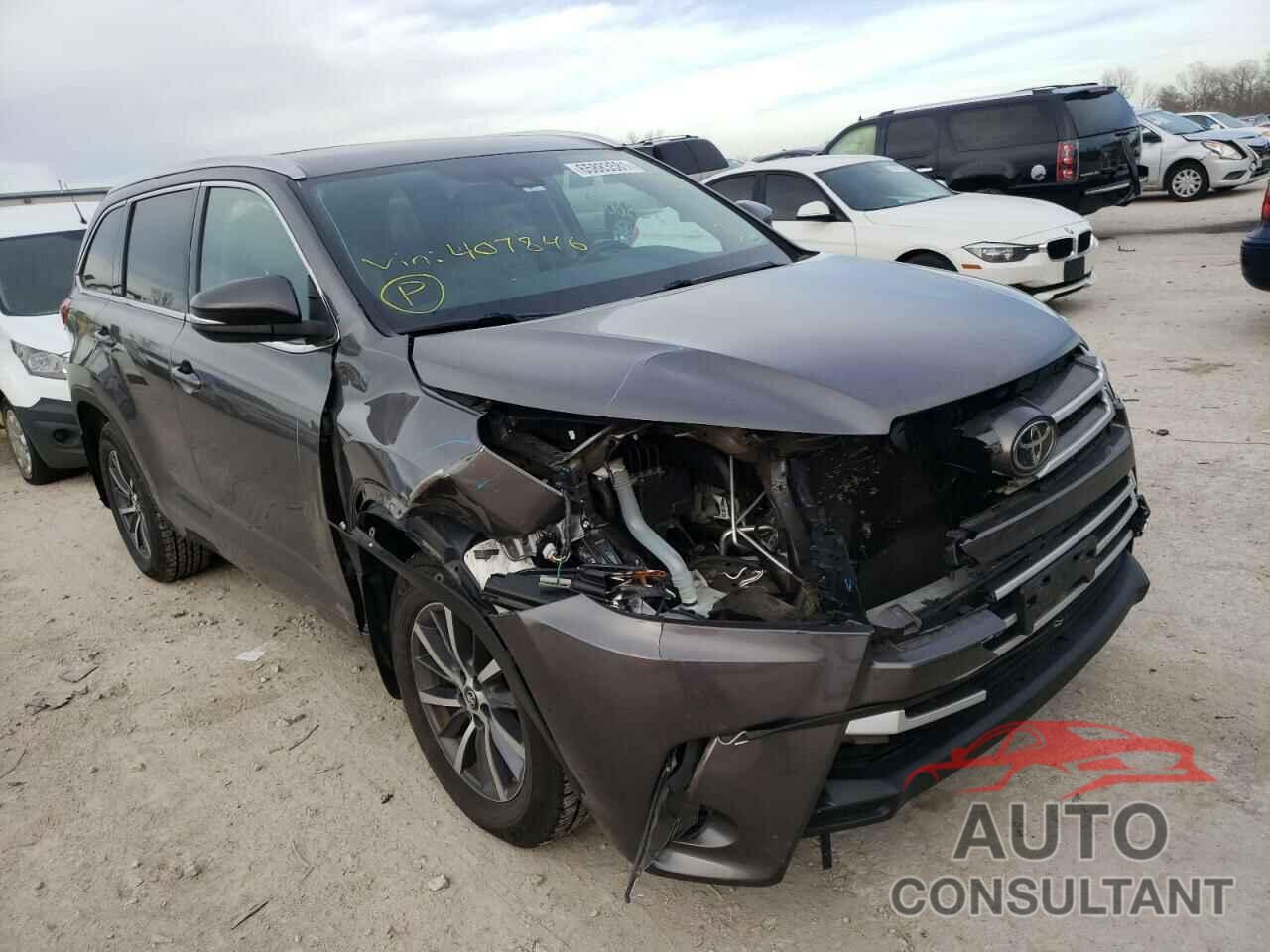TOYOTA HIGHLANDER 2017 - 5TDJZRFH1HS407846