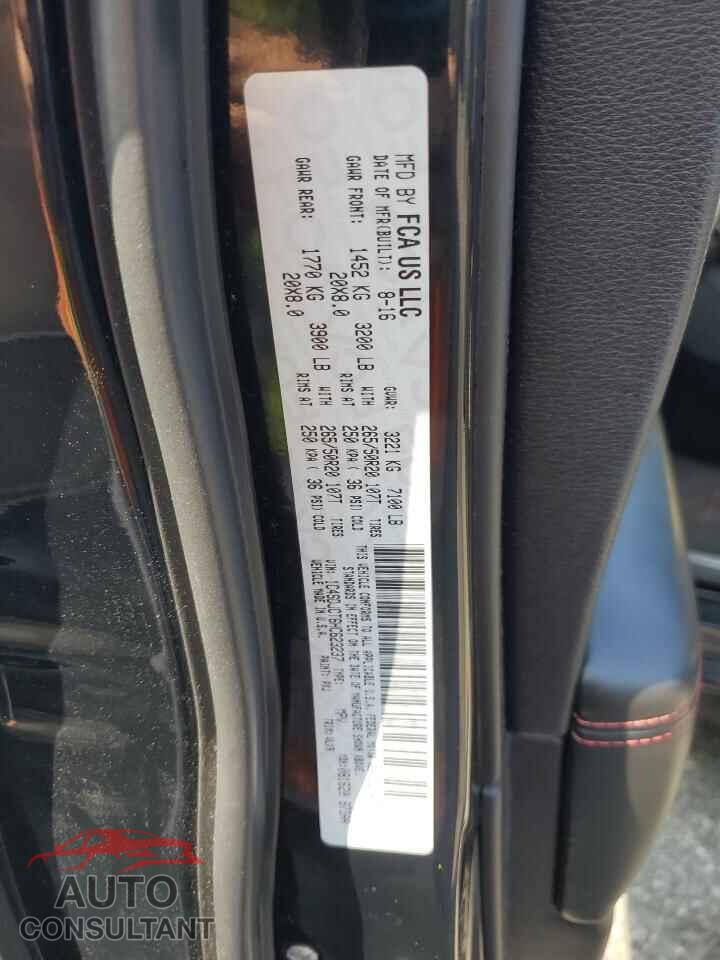DODGE DURANGO 2017 - 1C4SDJCT6HC623237