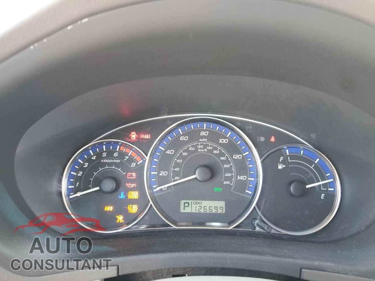 SUBARU FORESTER 2010 - JF2SH6CC3AH708984