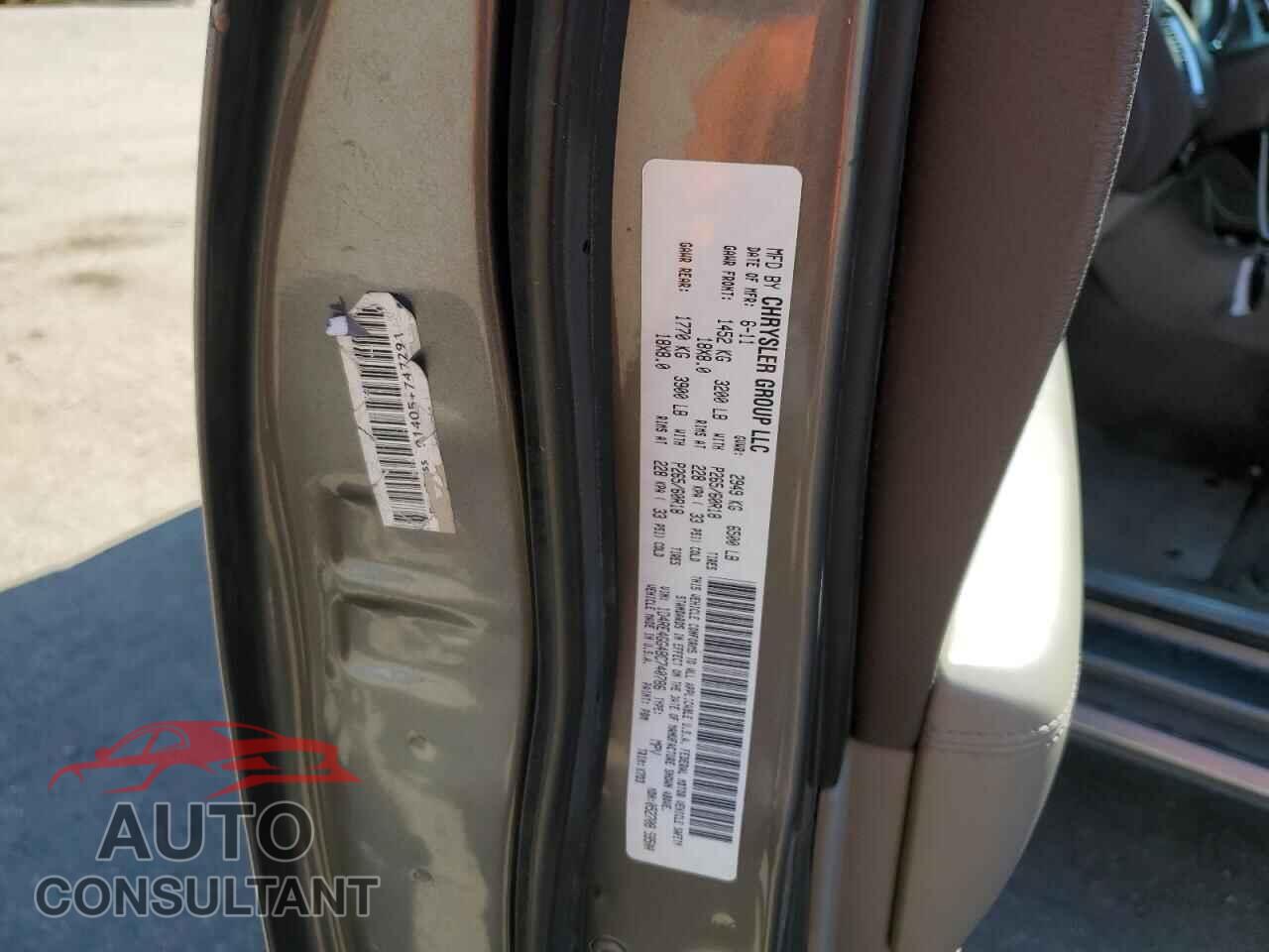 DODGE DURANGO 2011 - 1D4RE4GG4BC740786