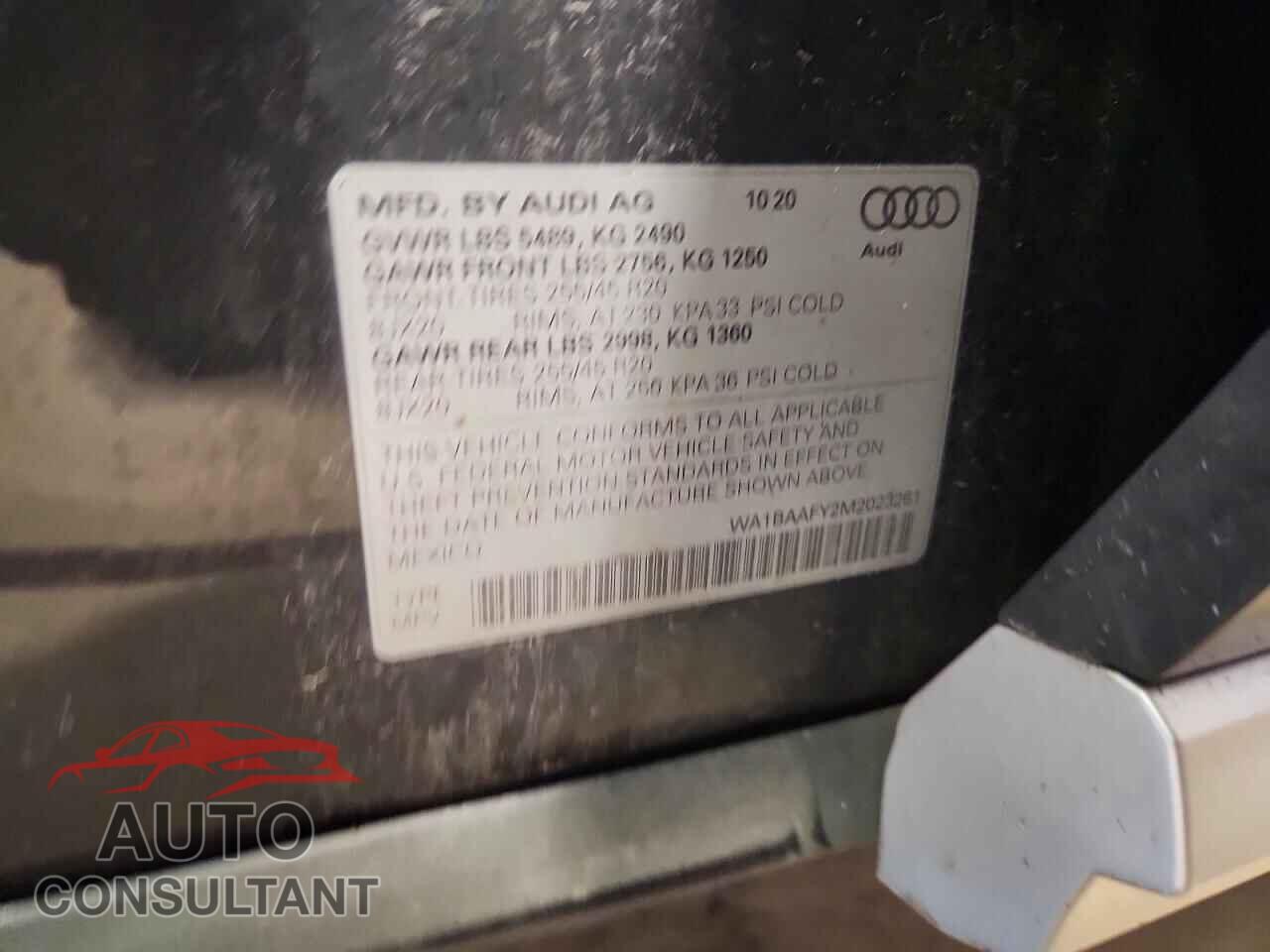 AUDI Q5 2021 - WA1BAAFY2M2023261