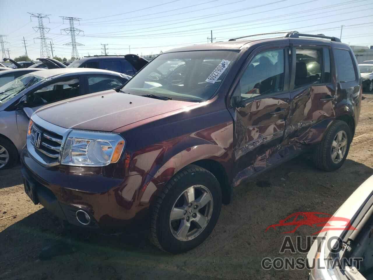 HONDA PILOT 2012 - 5FNYF4H76CB051714