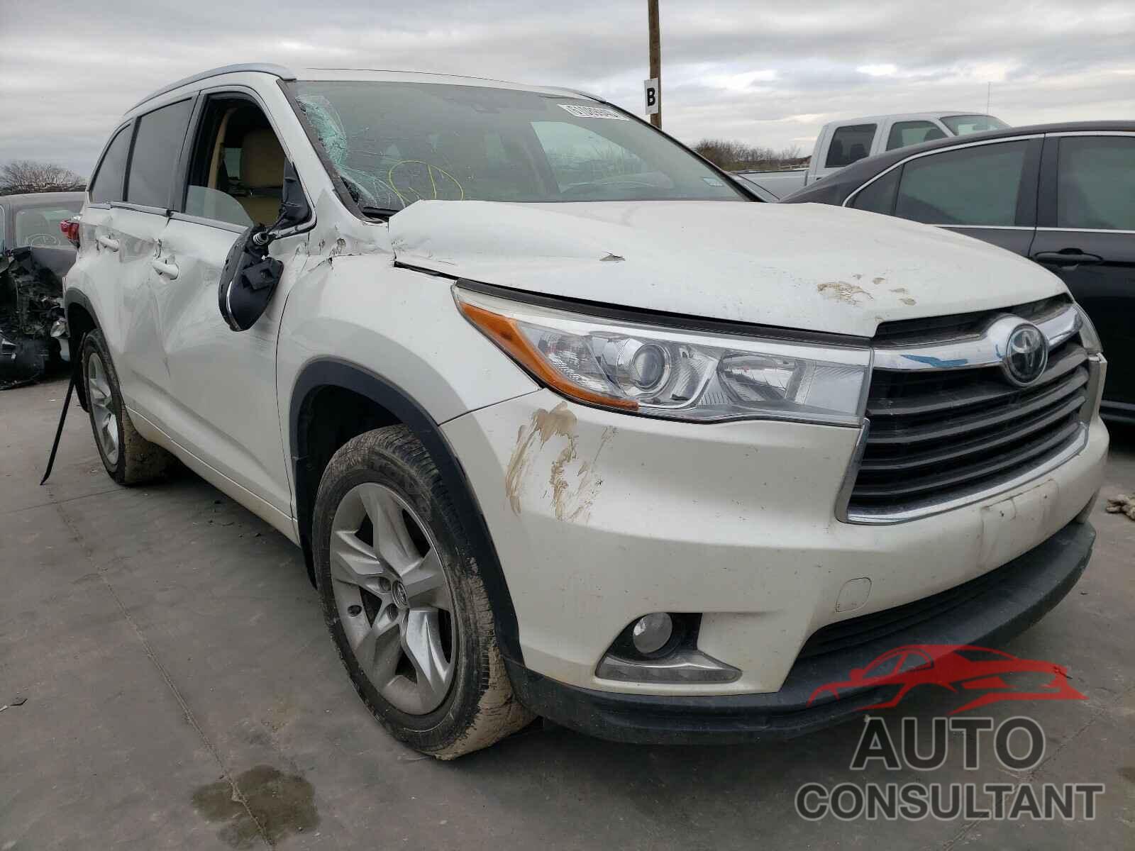 TOYOTA HIGHLANDER 2016 - 5TDDKRFH6GS253358